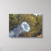 Cannon Smoke Ring Canvas Afdruk (Voorkant)
