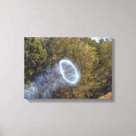 Cannon Smoke Ring Canvas Afdruk