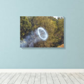 Cannon Smoke Ring Canvas Afdruk (Insitu (Houten vloer))