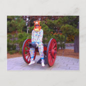 Cannon Straddler- briefkaart (Voorkant)