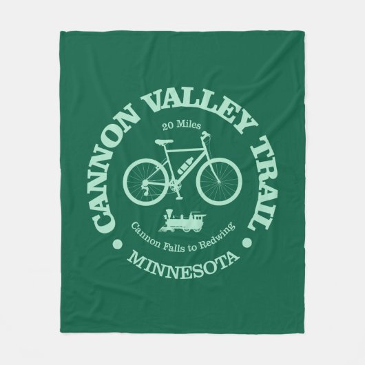 Cannon Valley Trail (fietsen) Fleece Deken (Voorkant)