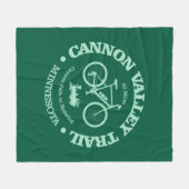 Cannon Valley Trail (fietsen) Fleece Deken (Voorkant (Horizontaal))
