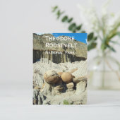 Cannonball Concretions, Theodore Roosevelt NP Briefkaart (Staand voorkant)