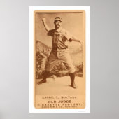 Cannonball Crane Baseball 1887 Poster (Voorkant)