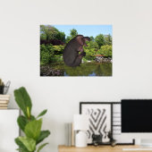 Cannonball Hippo Poster (Thuiskantoor)