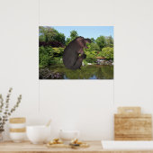 Cannonball Hippo Poster (Keuken)