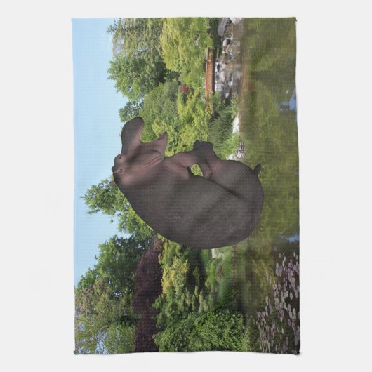 Cannonball Hippo Theedoek (Verticaal)