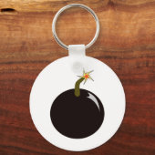Cannonball Round Shot Bomb Cannon Ball Pirate Sleutelhanger (Voorkant)