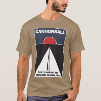 cannonball run in film cadeau t-shirt