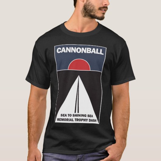cannonball run in movie gift t-shirt (Voorkant)