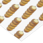 Cannoncini Italiaanse bakkerij crème Horn Pastry Tafelkleed (Gekanteld)
