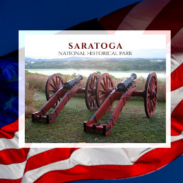 Cannons, Bernis Heights Slag om Saratoga Briefkaart