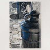 Cannons Edinburgh Castle. Jigzaag Puzzle Legpuzzel (Verticaal)