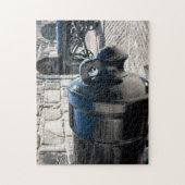 Cannons Edinburgh Castle. Legpuzzel (Verticaal)