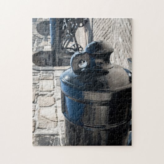 Cannons Edinburgh Castle. Legpuzzel (Verticaal)