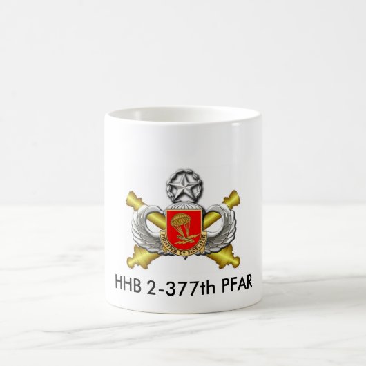 CANNONS, HHB 2-377th PFAR Koffiemok (Center)