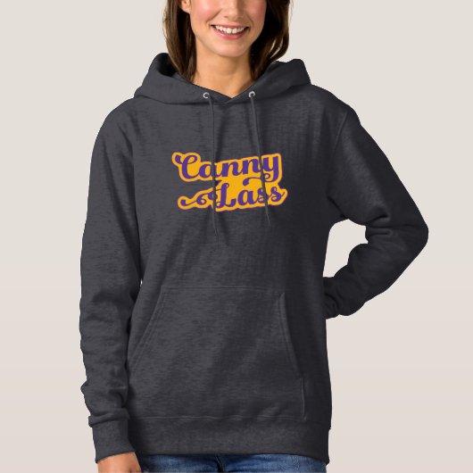 Canny Lass, Geordie Slang, Newcastle dialect Hoodie (Voorkant)