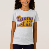 Canny Lass, Geordie Slang T-Shirt, Newcastle T-shirt (Voorkant)