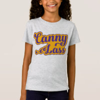 Canny Lass, Geordie Slang T-Shirt, Newcastle