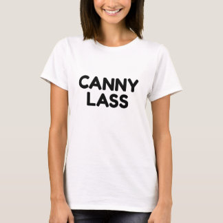 Canny Lass Geordie Zin Zwart Logo T-shirt