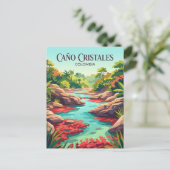 Caño Cristales Colombia Briefkaart (Staand voorkant)