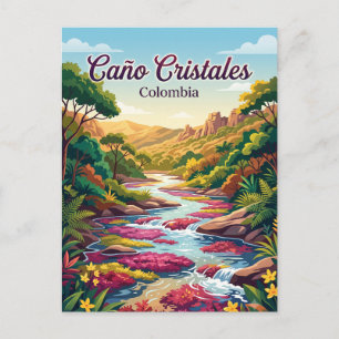 Caño Cristales Colombia Briefkaart