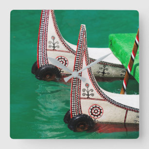 Cano van Aboriginal People Vierkante Klok