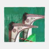 Cano van Aboriginals Fleece Deken (Voorkant (Horizontaal))