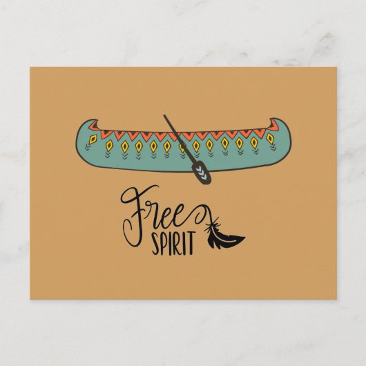 Cano van de vrije geest briefkaart (Voorkant)