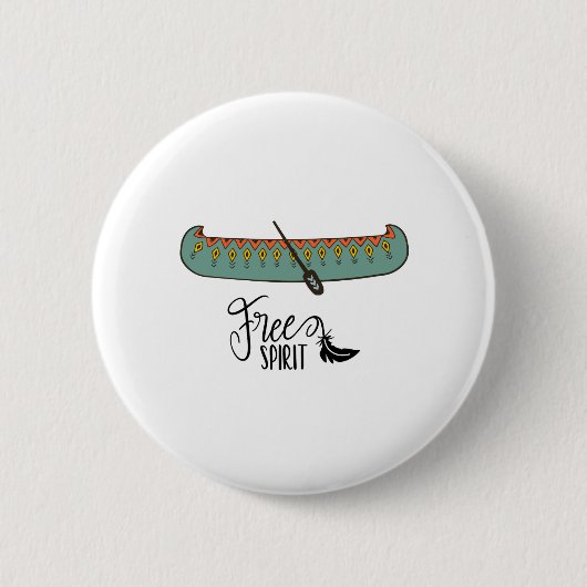 Cano van Vrije Geest Ronde Button 5,7 Cm (Voorkant)