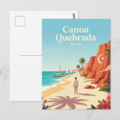 Canoa Quebrada Brazilië Briefkaart (Voorkant / Achterkant)