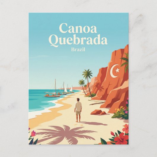 Canoa Quebrada Brazilië Briefkaart (Voorkant)