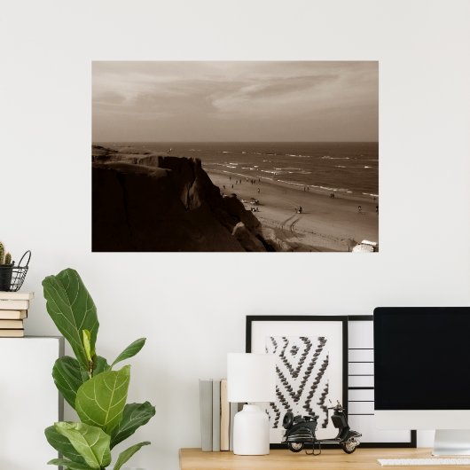 Canoa Quebrada - falésia1 Poster (Thuiskantoor)