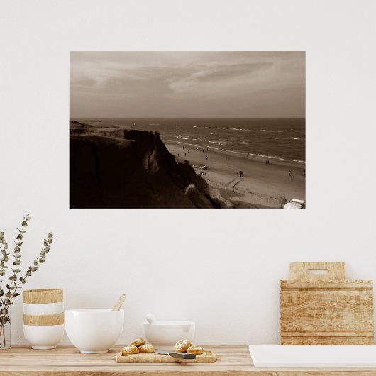 Canoa Quebrada - falésia1 Poster (Keuken)