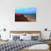 Canoa Quebrada - falésia Canvas Afdruk (Insitu (Slaapkamer))