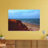Canoa Quebrada - falésia Canvas Afdruk (Insitu (Woonkamer))