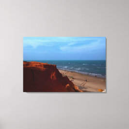 Canoa Quebrada - falésia Canvas Afdruk
