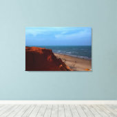 Canoa Quebrada - falésia Canvas Afdruk (Insitu (Houten vloer))