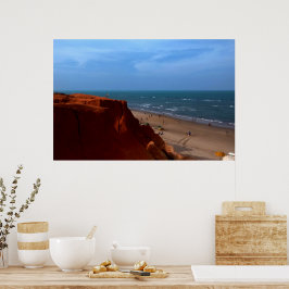 Canoa Quebrada - falésia Poster