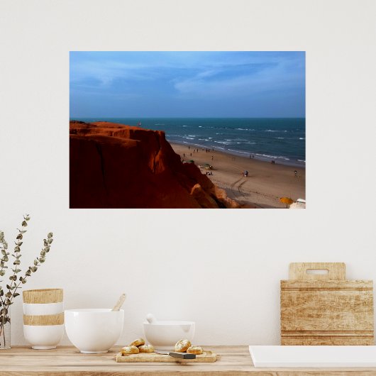 Canoa Quebrada - falésia Poster (Keuken)
