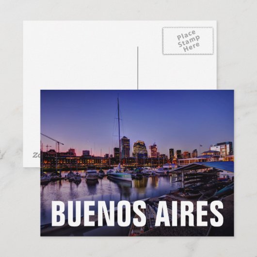 Canoas Al Atardecer - Canoes at Sunset Briefkaart (Voorkant / Achterkant)