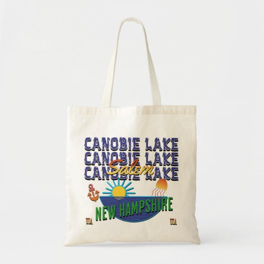 Canobie Lake, New Hampshire Tote Bag (Voorkant)