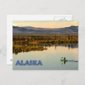 Canoe Alaska Briefkaart (Voorkant / Achterkant)