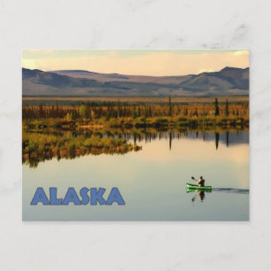 Canoe Alaska Briefkaart