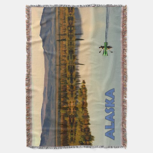 Canoe Alaska Deken (Voorkant Verticaal)