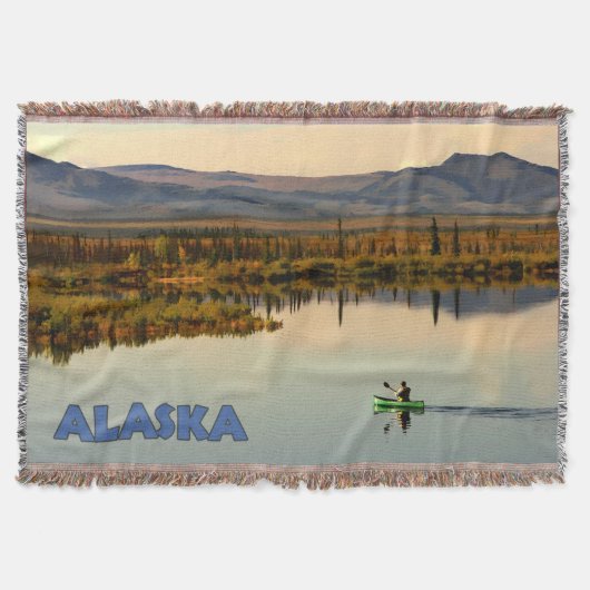 Canoe Alaska Deken (Voorkant)