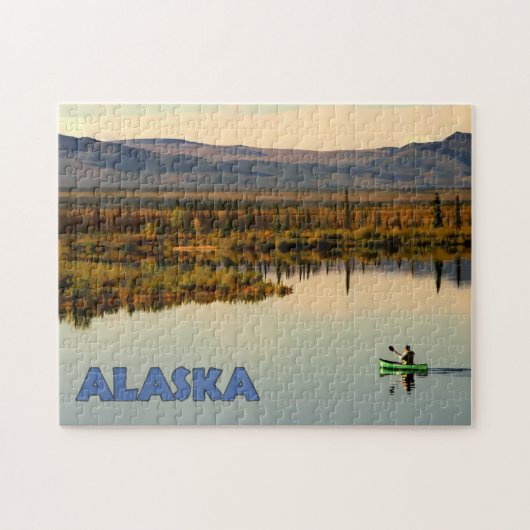 Canoe Alaska Legpuzzel (Horizontaal)