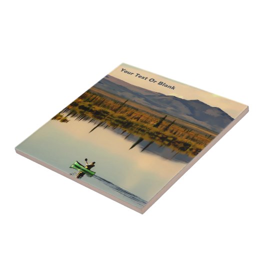 Canoe Alaska Tegeltje (Zijkant)