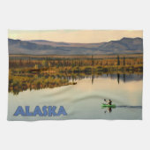 Canoe Alaska Theedoek (Horizontaal)