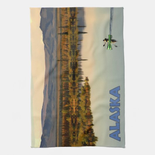 Canoe Alaska Theedoek (Verticaal)